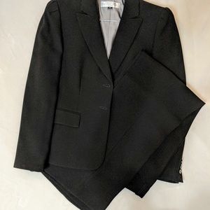 Tahari Black Pantsuit, 8 Petite